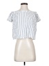Stradivarius White Short Sleeve Blouse Size S - photo 1