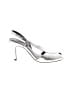 Zara Metallic Silver Heels Size EU 39 - photo 1