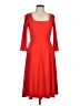 Eliza J Solid Red Cocktail Dress Size 6 - photo 1