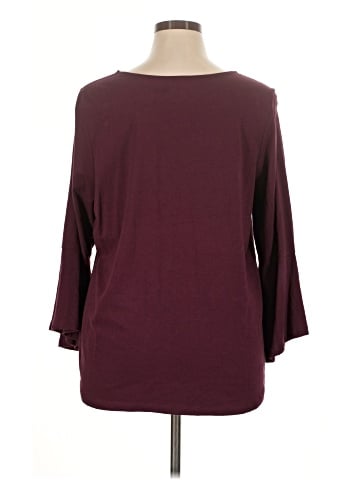 Belle By Kim Gravel 3/4 Sleeve Top (view 2)