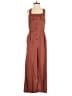 E&M Collection Solid Brown Jumpsuit Size S - photo 1