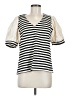 Jodifl 100% Polyester Ivory Short Sleeve Blouse Size M - photo 1