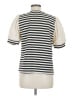 Jodifl 100% Polyester Ivory Short Sleeve Blouse Size M - photo 2