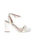 Lulus White Sandals Size 8 - photo 1