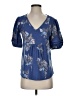 Lee Blue Short Sleeve Blouse Size S - photo 1