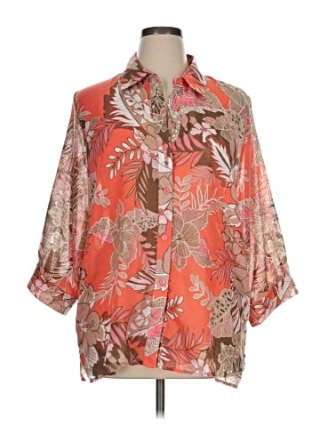 BonWorth 3/4 Sleeve Blouse (view 1)