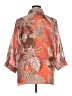 BonWorth 100% Polyester Tropical Orange 3/4 Sleeve Blouse Size XL - photo 2