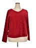 Coldwater Creek 100% Polyester Red Pullover Sweater Size 2X - photo 1