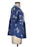 Lee Blue Short Sleeve Blouse Size S - photo 4