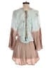 NIBI MTK 100% Rayon Tie-dye Tan Romper Size M - photo 2