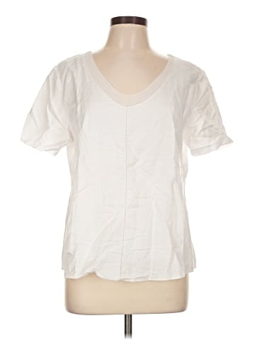 Joan Vass Short Sleeve Top (view 1)