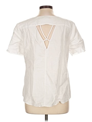 Joan Vass Short Sleeve Top (view 2)