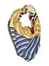 Unbranded Stripes Yellow Scarf One size - photo 1