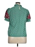 Unbranded 100% Polyester Green Short Sleeve Blouse Size XL - photo 2