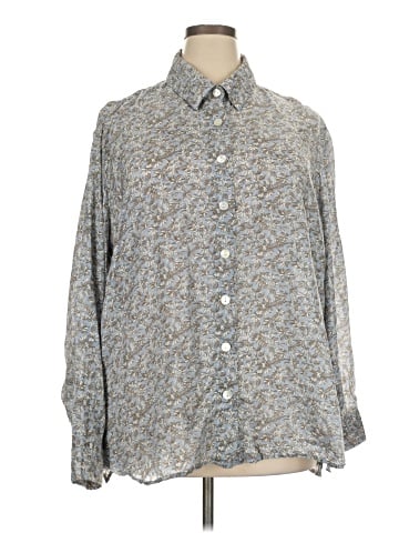 Coldwater Creek Long Sleeve Silk Top (view 1)