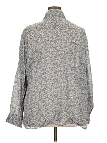 Coldwater Creek Long Sleeve Silk Top (view 2)