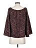Tyche 100% Polyester Burgundy 3/4 Sleeve Blouse Size S - photo 2