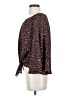 Tyche 100% Polyester Burgundy 3/4 Sleeve Blouse Size S - photo 5