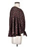 Tyche 100% Polyester Burgundy 3/4 Sleeve Blouse Size S - photo 4