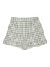 Danielle Bernstein Checkered-gingham Gray Shorts Size 12 - photo 1