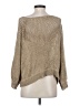 TOBI Metallic Tan Pullover Sweater Size S - photo 2