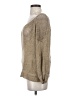 TOBI Metallic Tan Pullover Sweater Size S - photo 5