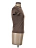 Garage Brown Short Sleeve Turtleneck Size S - photo 4