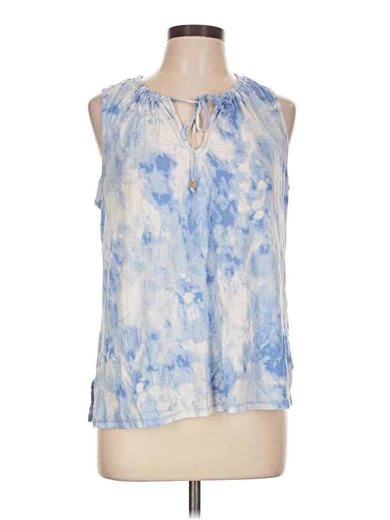 Pre-owned Michael Michael Kors Sleeveless Blouse In Blue
