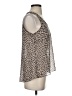 Unbranded 100% Polyester Tan Sleeveless Blouse Size S - photo 4