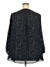 T Tahari 100% Polyester Black 3/4 Sleeve Blouse Size 2X - photo 2