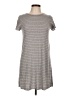 Forever 21 Stripes Gray Casual Dress Size L (estimated) - photo 1