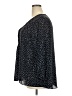 T Tahari 100% Polyester Black 3/4 Sleeve Blouse Size 2X - photo 5