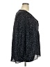 T Tahari 100% Polyester Black 3/4 Sleeve Blouse Size 2X - photo 4