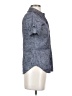 Theory Gray Short Sleeve Button-Down Shirt Size P (petite) - photo 4