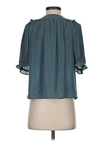 Ann Taylor LOFT Outlet Short Sleeve Blouse (view 2)