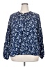 Torrid Blue Long Sleeve Henley Size 2X Plus (2) - photo 1