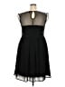 Torrid 100% Polyester Solid Black Cocktail Dress Size 18 Plus - photo 2
