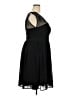 Torrid 100% Polyester Solid Black Cocktail Dress Size 18 Plus - photo 4