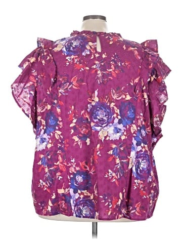 Candace Cameron Bure Short Sleeve Blouse (view 2)