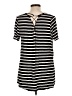 Old Navy Stripes Black Short Sleeve Top Size L - photo 2