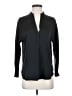 Vince. 100% Silk Black Long Sleeve Polo Size XXS - photo 1