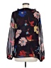 CAbi 100% Polyester Black Long Sleeve Blouse Size M - photo 2