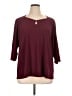 Original Anthony Burgundy 3/4 Sleeve Top Size 1X (petite) - photo 1
