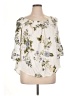 rue21 100% Rayon Ivory 3/4 Sleeve Blouse Size XL - photo 1