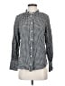J.Crew Checkered-gingham Black Long Sleeve Button-Down Shirt Size 4 - photo 1