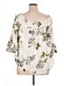 rue21 100% Rayon Ivory 3/4 Sleeve Blouse Size XL - photo 2