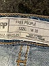 Free People Hearts Blue Jeans Size 28 waist - photo 7