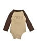 Jumping Beans Brown Long Sleeve Onesie 12-18 MO / 18 MO - photo 1
