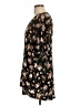 Saltwater LUXE 100% Rayon Floral Black Short Sleeve Blouse Size L - photo 5