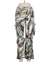 Shein 100% Viscose Camo Silver Cargo Pants Size L - photo 1